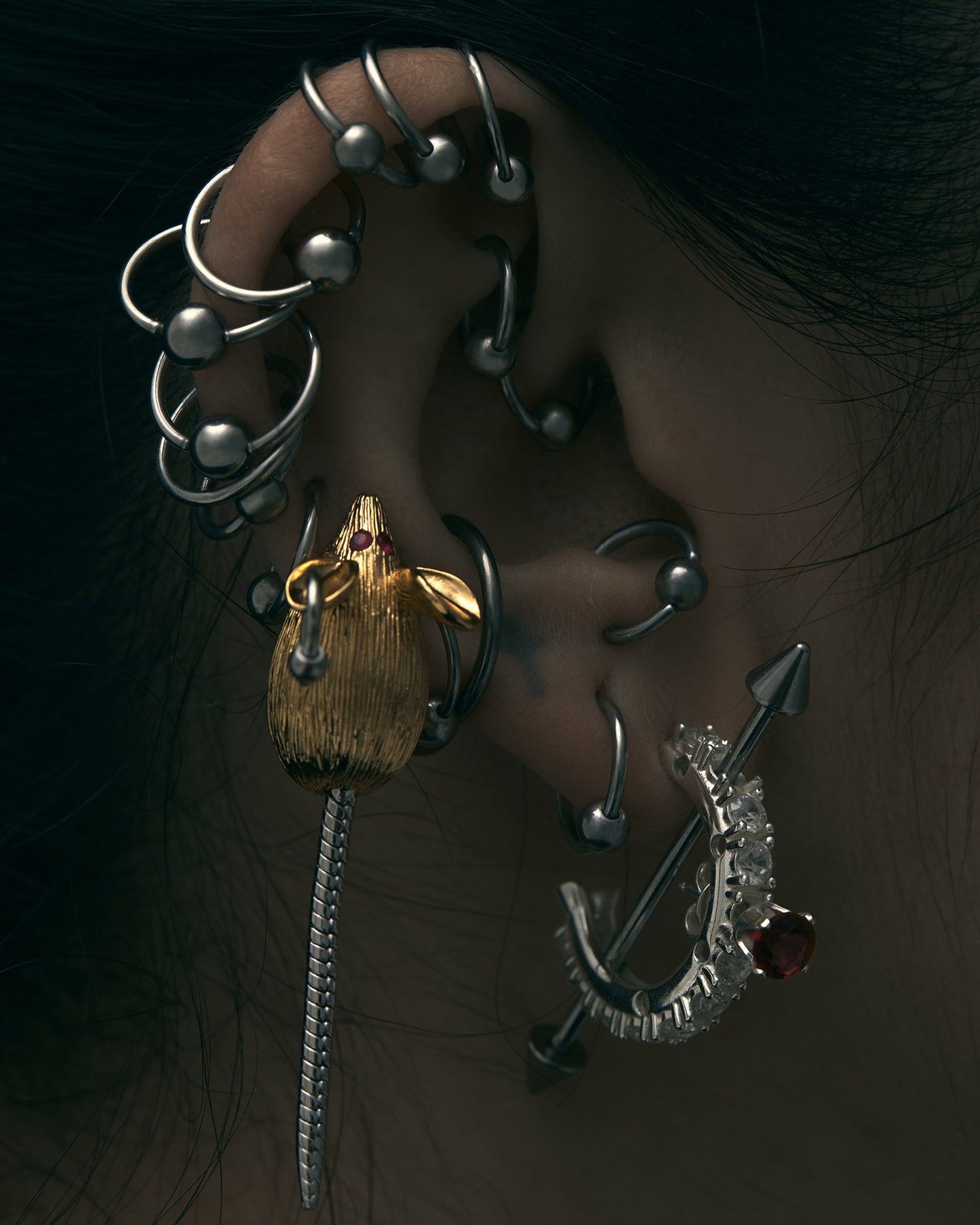 White Noise Earring - Spare Me!