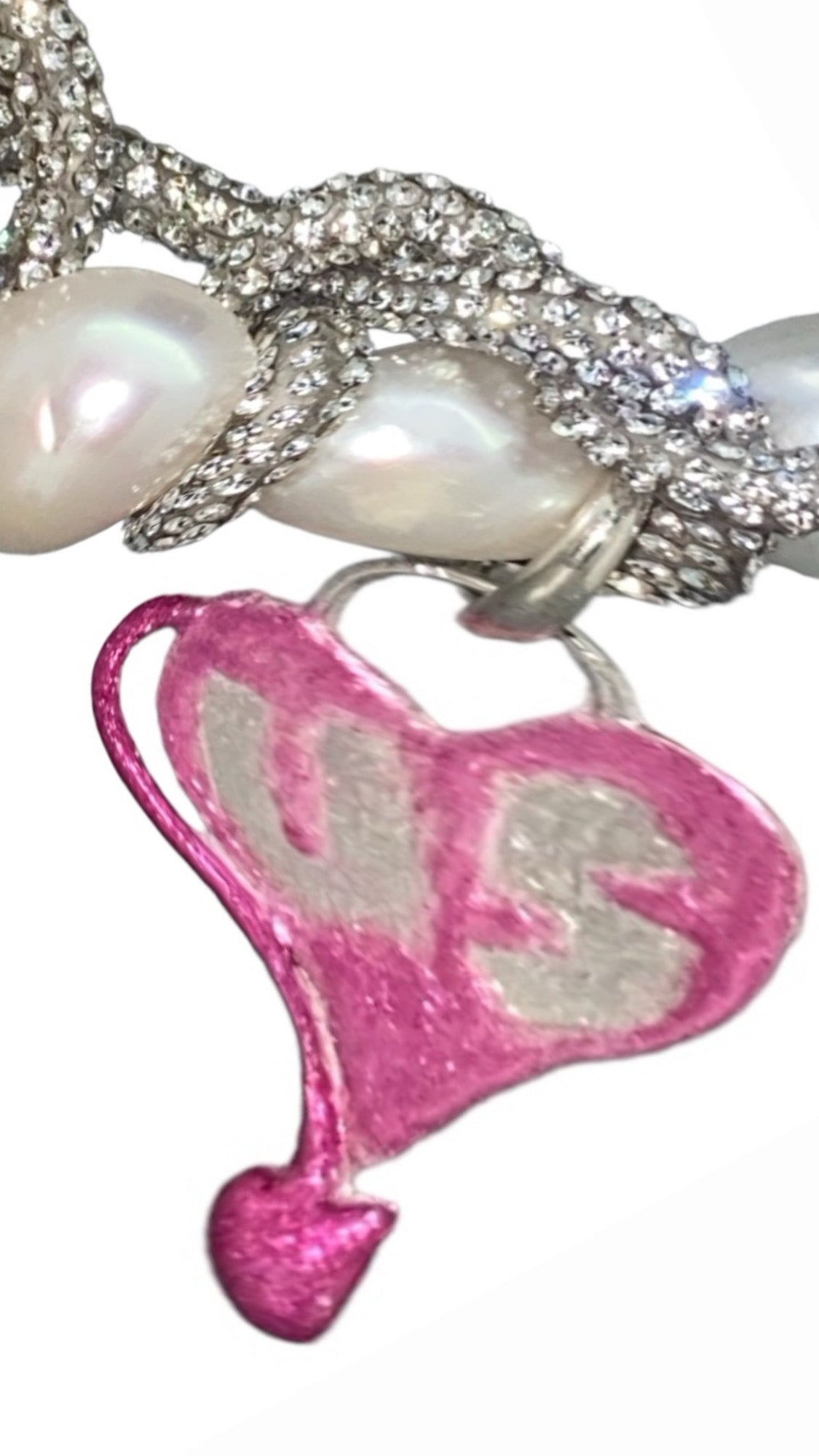 Laced Pearl Necklace