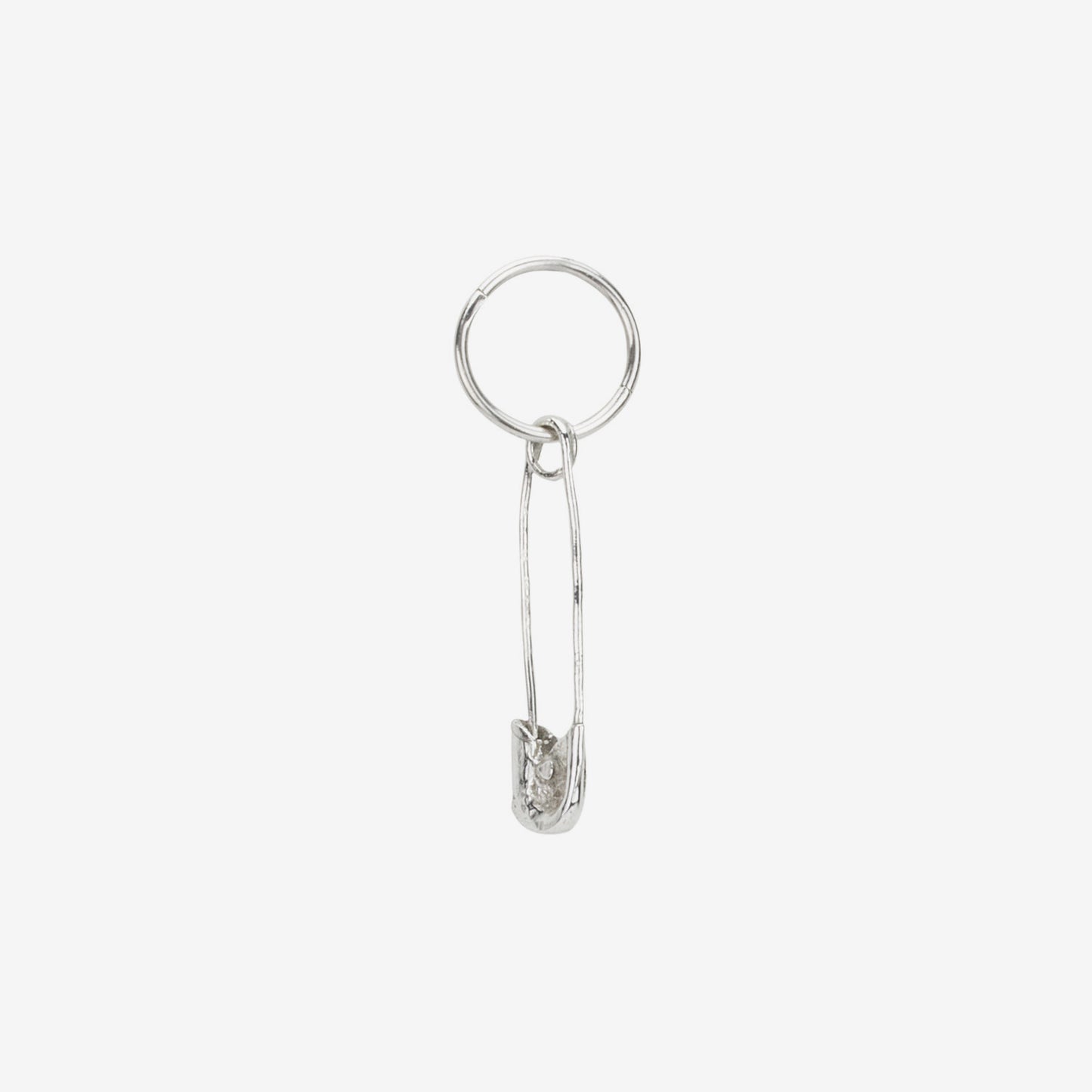 Safety Pin Earring - Silver