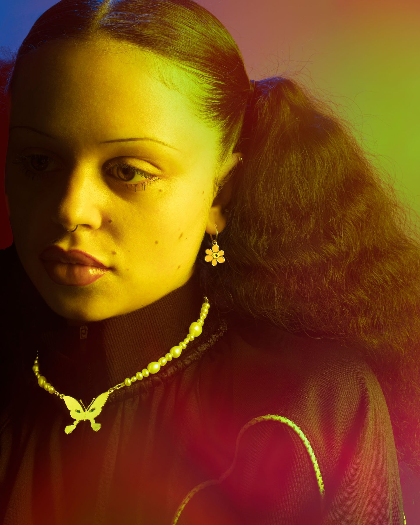 PAM x US Pearl & Butterfly Necklace