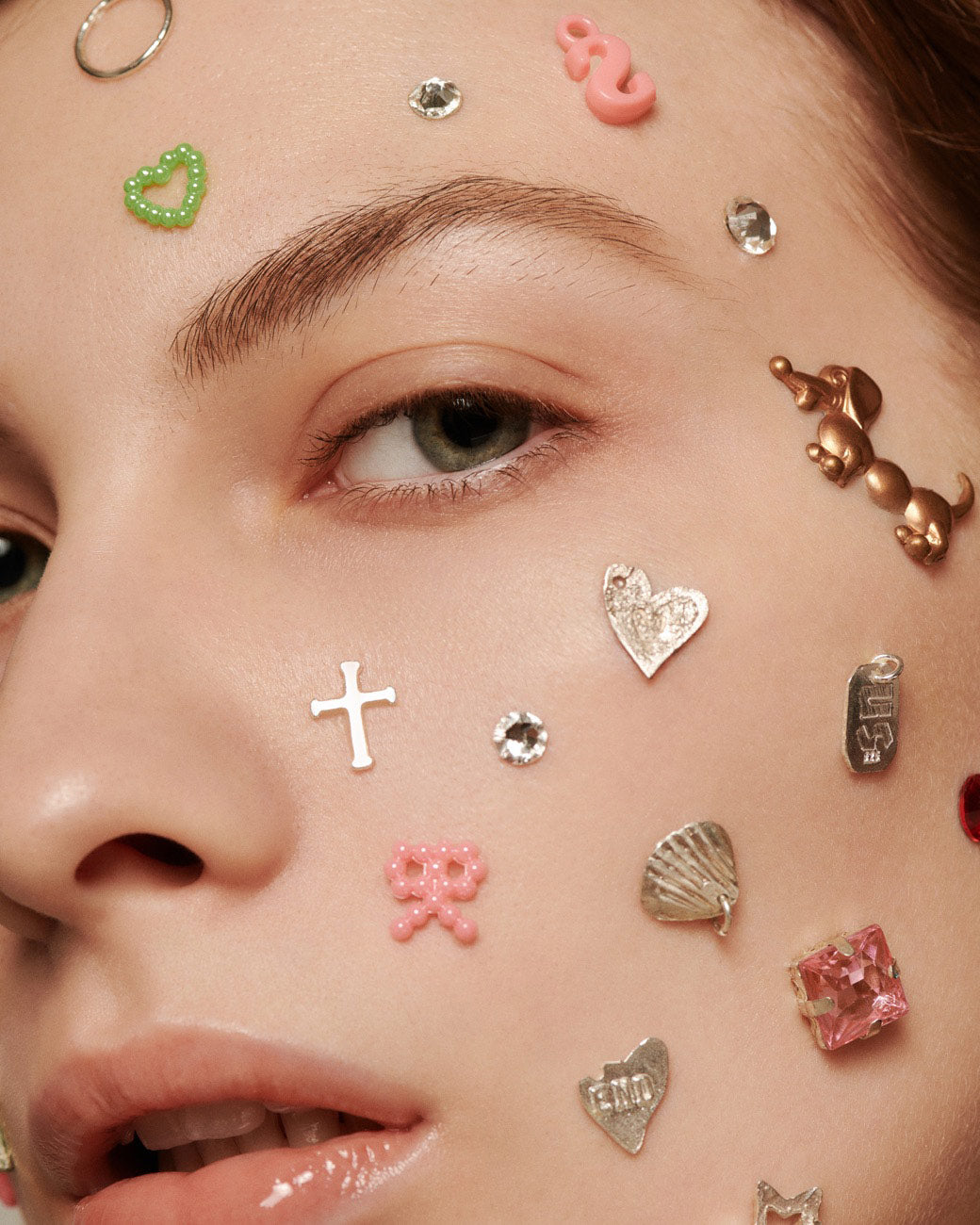 Flat Cross Pendant - Gold