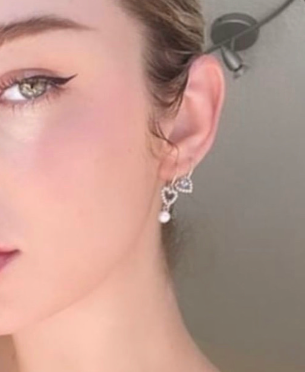 Pearl Crush Sleeper - Silver