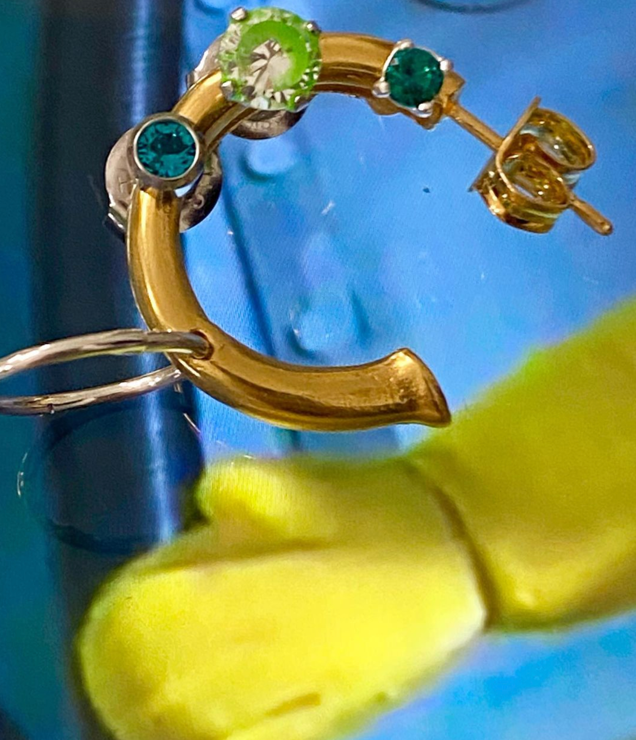 Earring Earring 4 Studs - Gold Plated - Wholesale