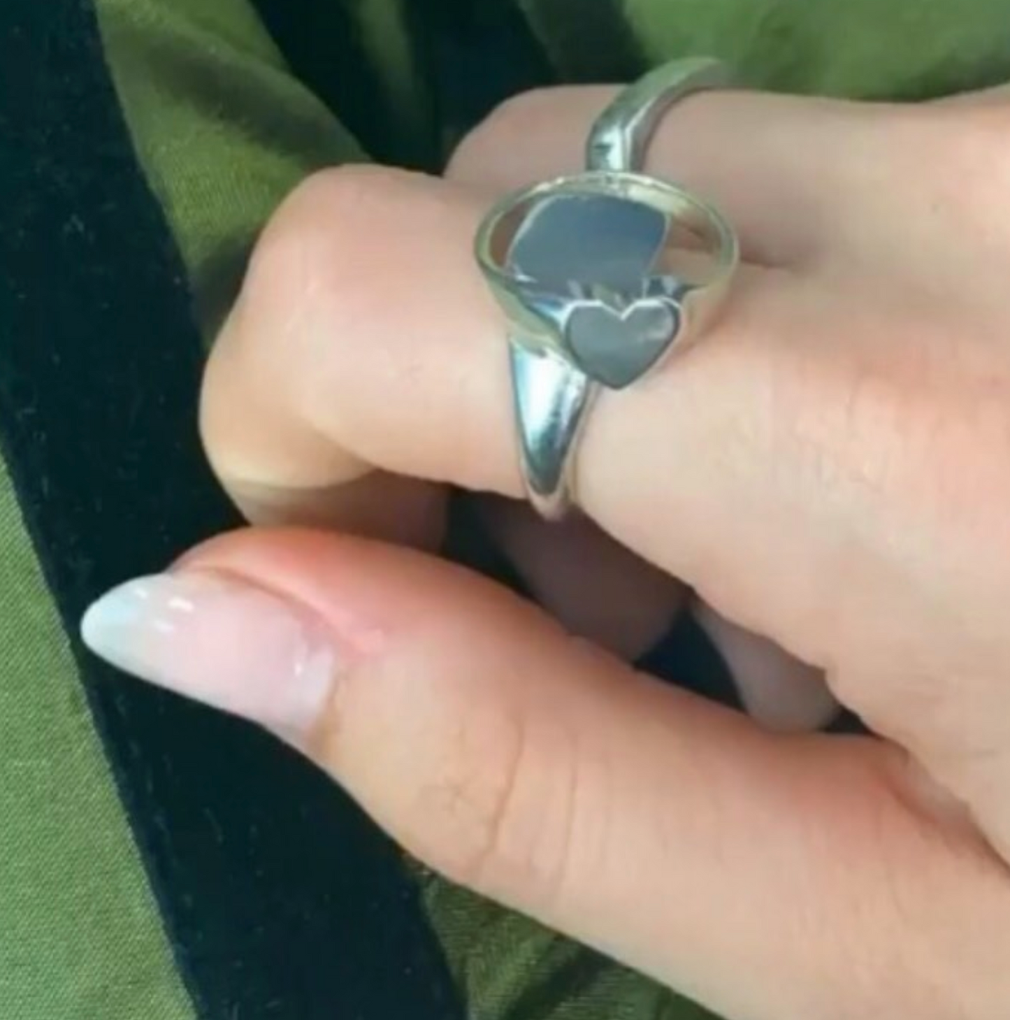 Crossed Lovers Ring - Silver - Wholesale
