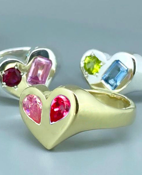 Alien Heart Signet - Gold