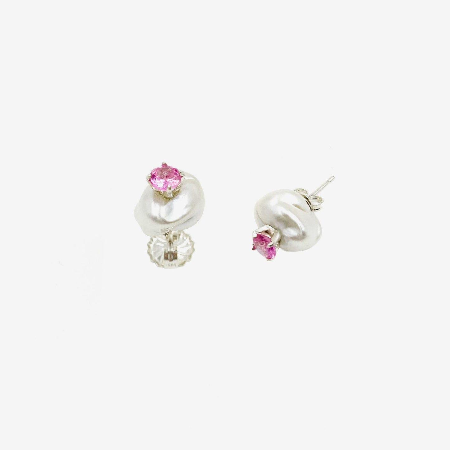 Nerdz Stud - Pink/Silver - Wholesale