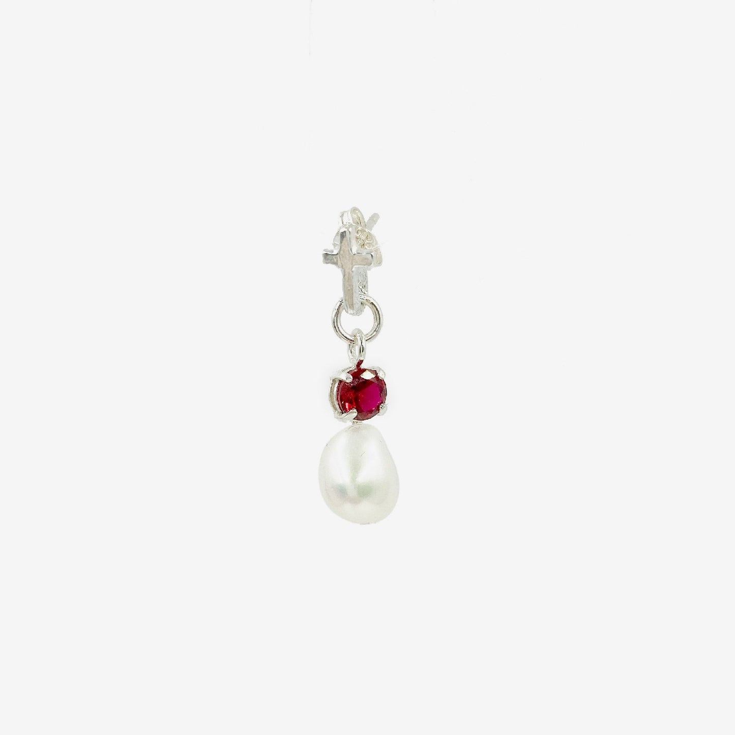 Cross Pearl Stud - Wholesale