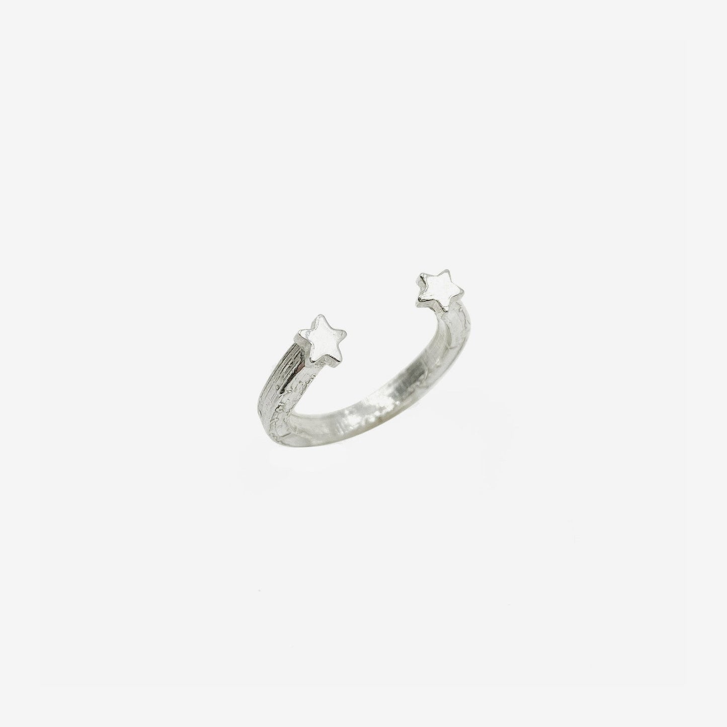 We See The Stars Ring - Silver - Wholesale