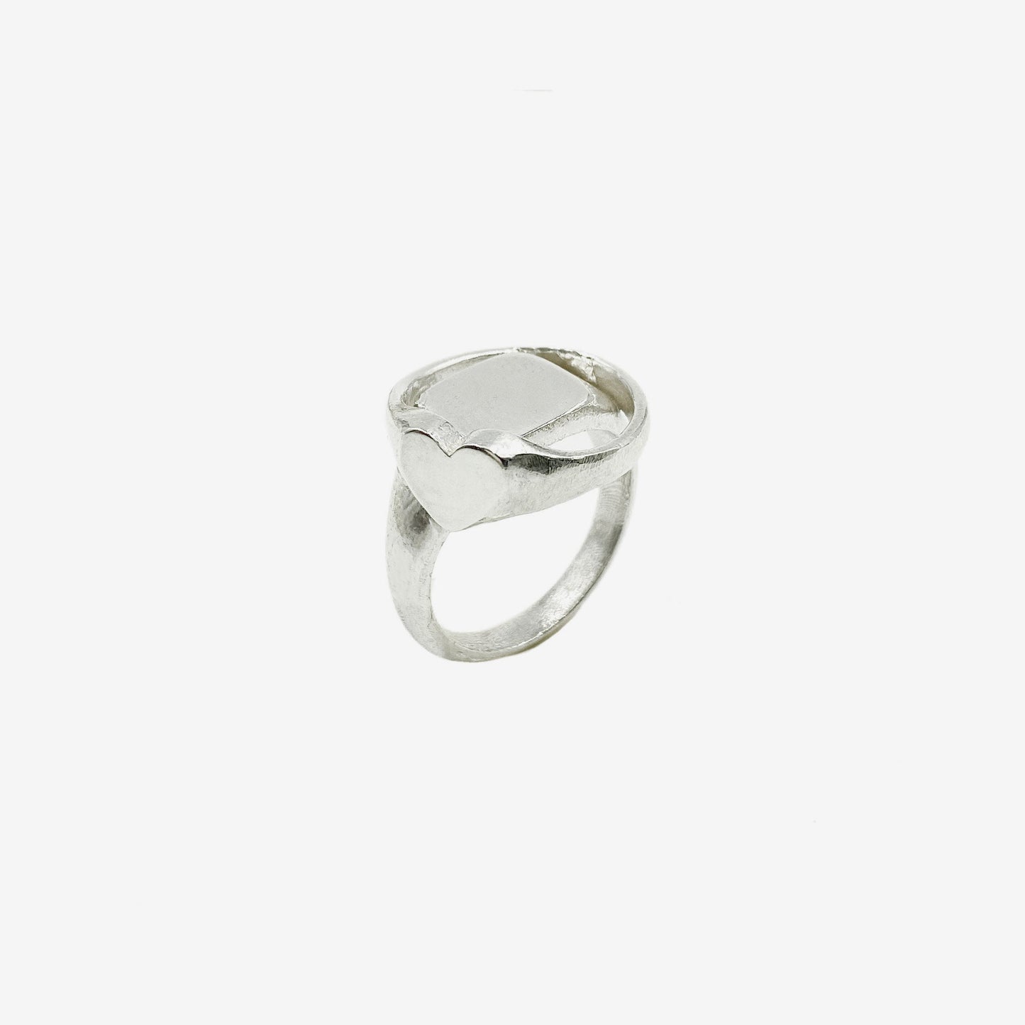 Crossed Lovers Ring - Silver - Wholesale